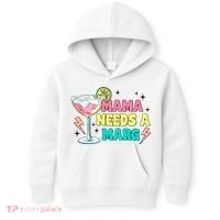 Retro Mama Needs A Marg Margarita Kids Hoodie thumb 0