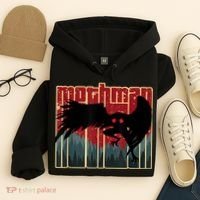 Retro Mothman Original West Virginia Cryptid Artwork Hoodie thumb 4