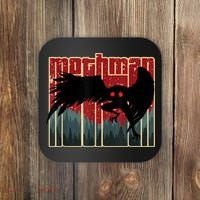 Retro Mothman Original West Virginia Cryptid Artwork Coaster thumb 0