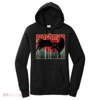 Retro Mothman Original West Virginia Cryptid Artwork Women's Hoodie thumb 0