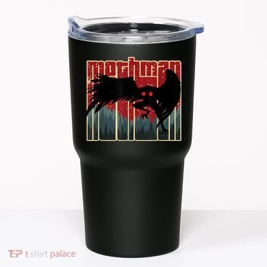 Retro Mothman Original West Virginia Cryptid Artwork Tumbler