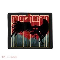 Retro Mothman Original West Virginia Cryptid Artwork Mousepad thumb 0