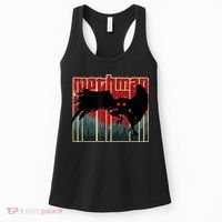 Retro Mothman Original West Virginia Cryptid Artwork Women's Tank Top thumb 0