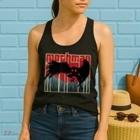 Retro Mothman Original West Virginia Cryptid Artwork Women's Tank Top thumb 2