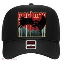 Retro Mothman Original West Virginia Cryptid Artwork Hat thumb 0