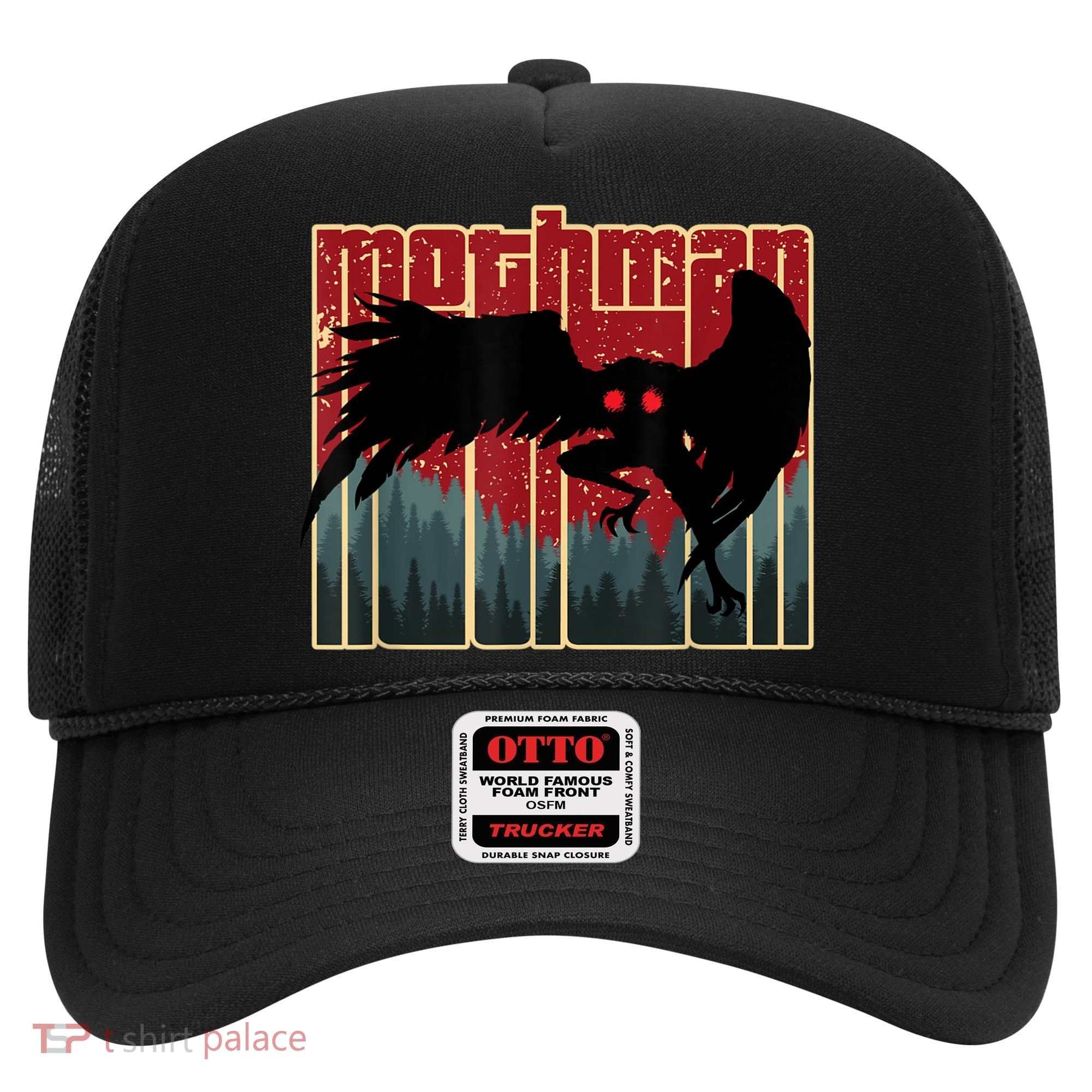 Retro Mothman Original West Virginia Cryptid Artwork Hat