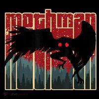 Retro Mothman Original West Virginia Cryptid Artwork Tank Top thumb 6