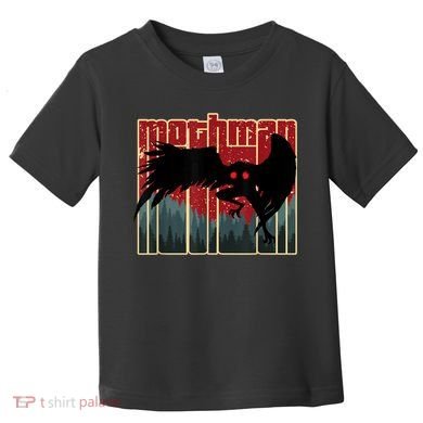 Retro Mothman Original West Virginia Cryptid Artwork Toddler T-Shirt