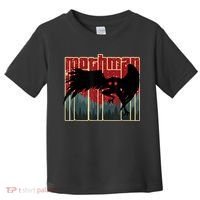 Retro Mothman Original West Virginia Cryptid Artwork Toddler T-Shirt thumb 0