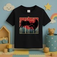Retro Mothman Original West Virginia Cryptid Artwork Toddler T-Shirt thumb 3