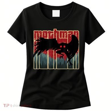 Retro Mothman Original West Virginia Cryptid Artwork Women's T-Shirt