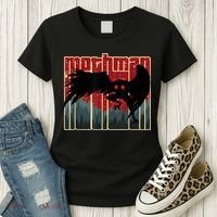 Retro Mothman Original West Virginia Cryptid Artwork Women's T-Shirt thumb 3