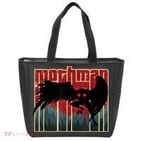 Retro Mothman Original West Virginia Cryptid Artwork Tote Bag thumb 0