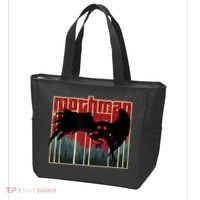 Retro Mothman Original West Virginia Cryptid Artwork Tote Bag thumb 3