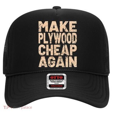 Retro Make Plywood Cheap Again Builder Carpenter Flooring Hat