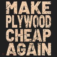 Retro Make Plywood Cheap Again Builder Carpenter Flooring Hat thumb 2