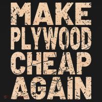 Retro Make Plywood Cheap Again Builder Carpenter Flooring Tank Top thumb 6