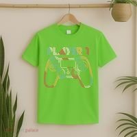 Retro Matching Player 1 Video Gamer T-Shirt thumb 2