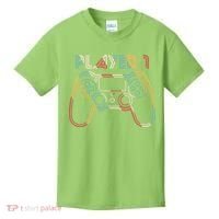 Retro Matching Player 1 Video Gamer Kids T-Shirt thumb 0