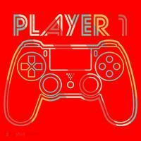 Retro Matching Player 1 Video Gamer Santa Hat thumb 1