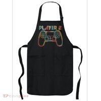Retro Matching Player 2 Video Gamer Apron thumb 0