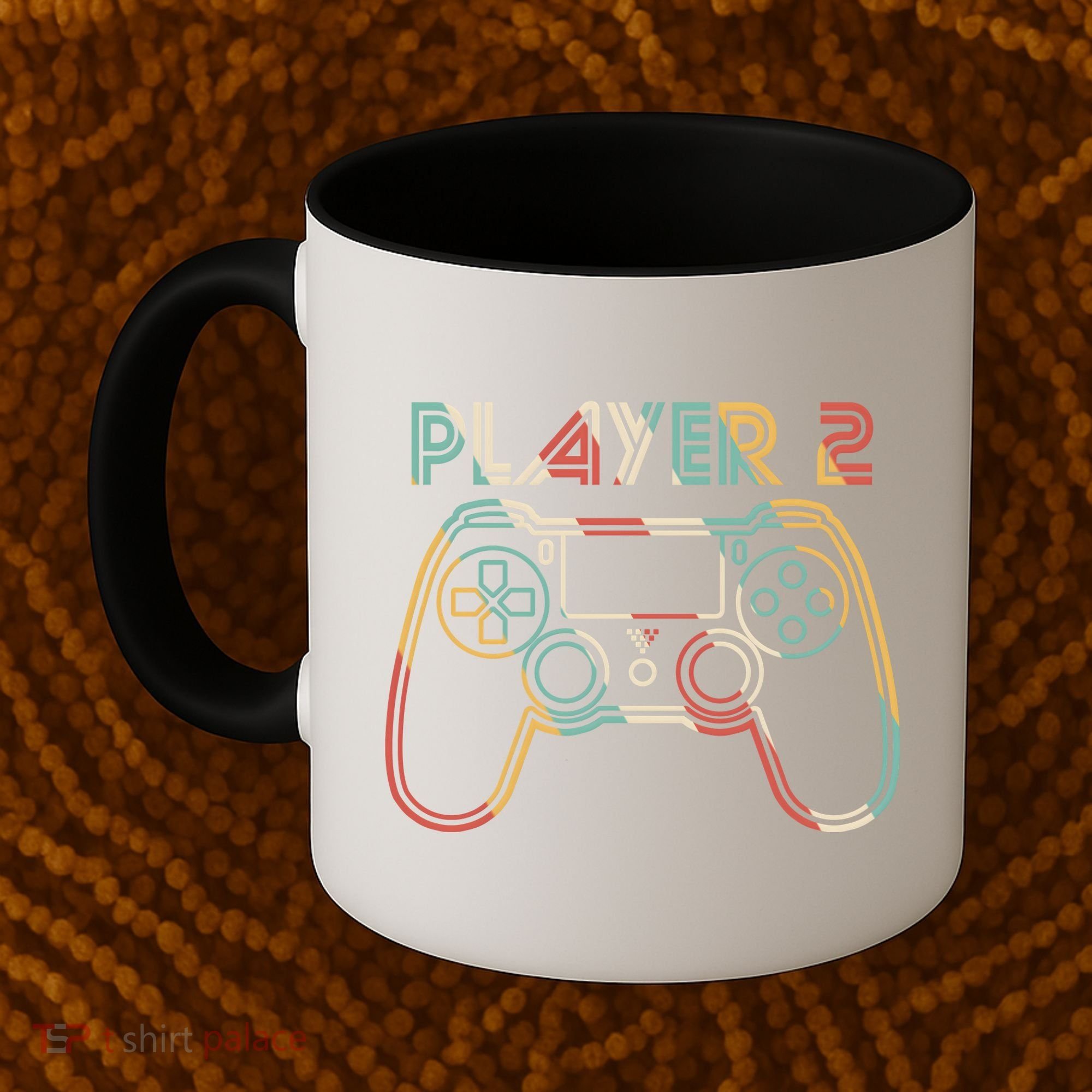 Retro Matching Player 2 Video Gamer Coffee Mug