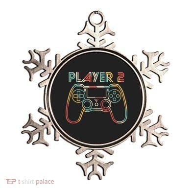 Retro Matching Player 2 Video Gamer Ornament