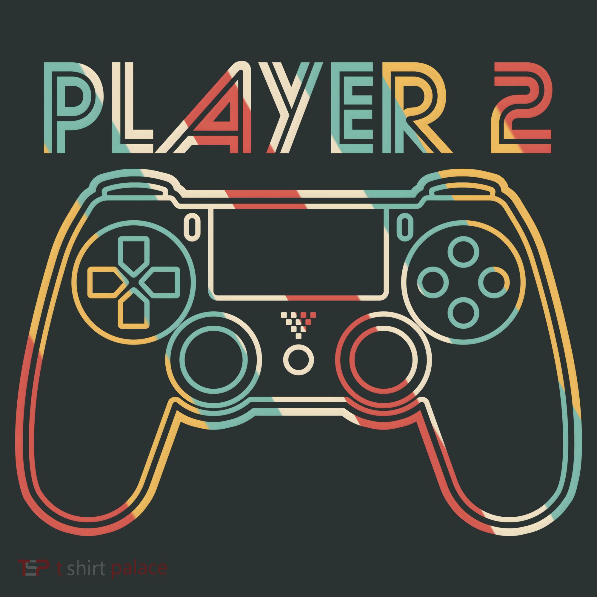 Retro Matching Player 2 Video Gamer Coaster