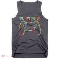 Retro Matching Player 2 Video Gamer Tank Top thumb 0