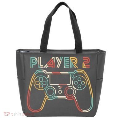 Retro Matching Player 2 Video Gamer Tote Bag
