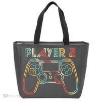 Retro Matching Player 2 Video Gamer Tote Bag thumb 0