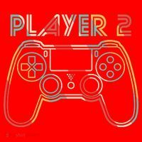 Retro Matching Player 2 Video Gamer Santa Hat thumb 1