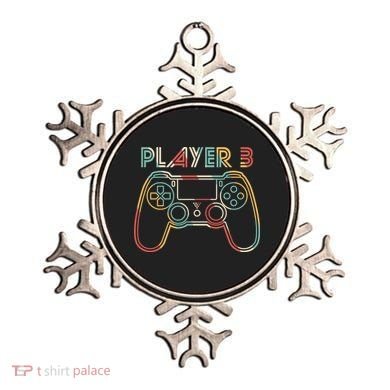 Retro Matching Player 3 Video Gamer Ornament