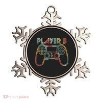 Retro Matching Player 3 Video Gamer Ornament thumb 0