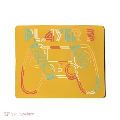 Retro Matching Player 3 Video Gamer Mousepad