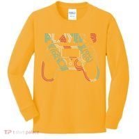 Retro Matching Player 3 Video Gamer Kids Long Sleeve Shirt thumb 0