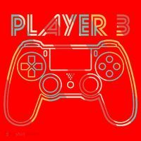 Retro Matching Player 3 Video Gamer Santa Hat thumb 1