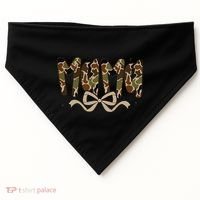 Retro Mama Preppy Duck Coquette Camo Bow Camouflage Mom USA-Made Doggie Bandana thumb 0