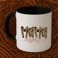 Retro Mama Preppy Duck Coquette Camo Bow Camouflage Mom Coffee Mug thumb 2