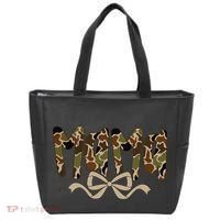 Retro Mama Preppy Duck Coquette Camo Bow Camouflage Mom Tote Bag thumb 0