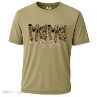Retro Mama Preppy Duck Coquette Camo Bow Camouflage Mom Cooling Performance Crew T-Shirt thumb 0
