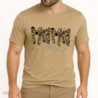 Retro Mama Preppy Duck Coquette Camo Bow Camouflage Mom Cooling Performance Crew T-Shirt thumb 2