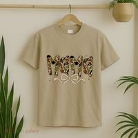 Retro Mama Preppy Duck Coquette Camo Bow Camouflage Mom T-Shirt thumb 2