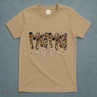 Retro Mama Preppy Duck Coquette Camo Bow Camouflage Mom T-Shirt thumb 5