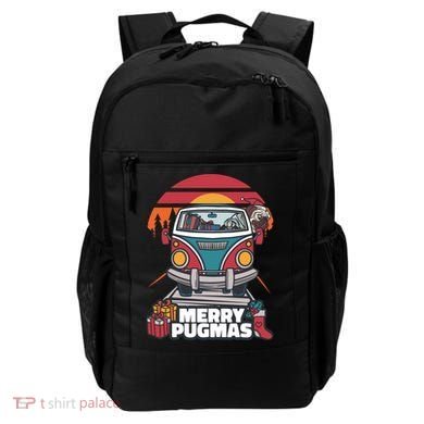 Retro Merry Pugmas Backpack