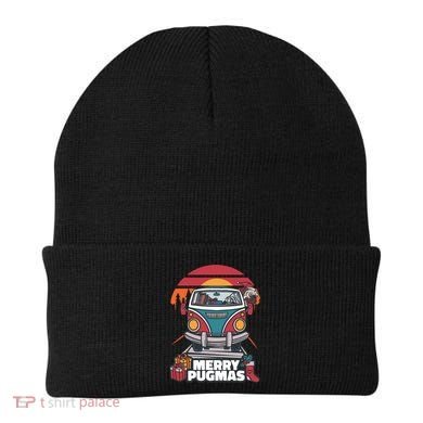 Retro Merry Pugmas Beanie