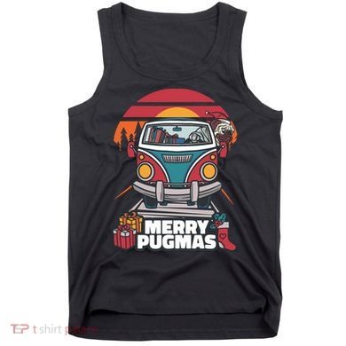 Retro Merry Pugmas Tank Top