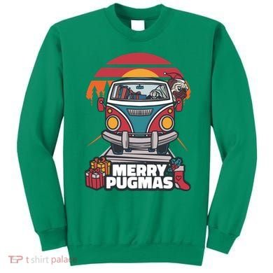 Retro Merry Pugmas Sweatshirt