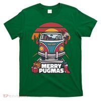 Retro Merry Pugmas T-Shirt thumb 0