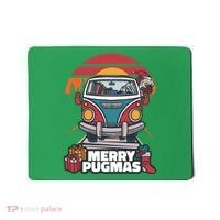 Retro Merry Pugmas Mousepad thumb 0